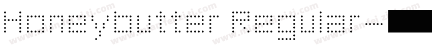 Honeybutter Regular字体转换